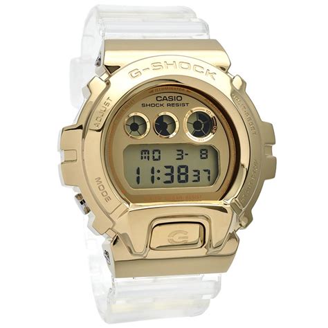 カシオ Gショック G SHOCK Glasier Gold GM 6900SG 9JF メンズ新品中古レンタル腕時計本舗公式サイト