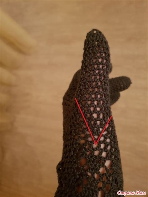 Перчатки графитовые (крючок) - Вязание - Страна Мам