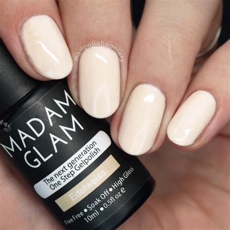 Nail Polish Society Madam Glam One Step Gel Polish Swatch And Review