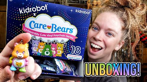 Unboxing Mystery Blind Bag Care Bear Keychains Kidrobot Youtube
