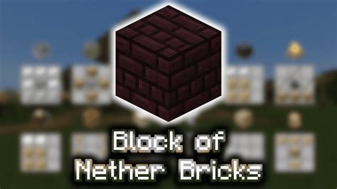 Block of Nether Bricks - Wiki Guide - 9Minecraft.Net