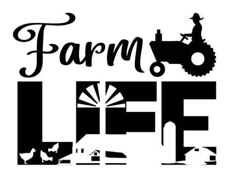 Free Farm Life SVG File - The Crafty Crafter Club