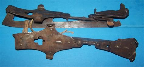 Cast Steel Ice Skates Vintage Pair Union Hardware Co Torrington Conn