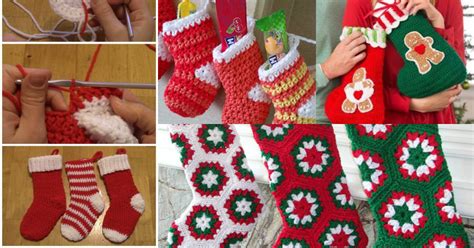 Christmas Crochet Socks Video And Creative Ideas