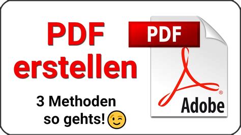 Pdf Datei Erstellen Kostenlos Youtube