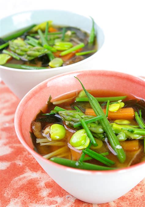 Soupe Miso aux légumes À table avec Olivier de Nishikidôri