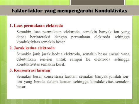 Konduktometer And Konduktometri Oleh Maghfirotul Imma Kb Ppt Download