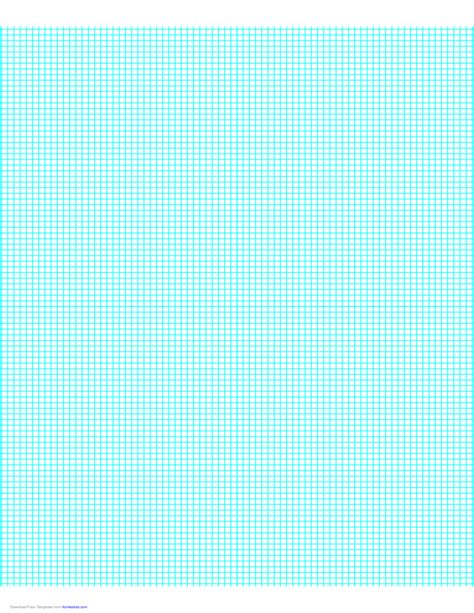 9 Lines Per Inch Graph Paper On Letter Sized Paper Free Download