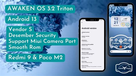 Review Update Custom ROM Awaken OS V3 2 Triton Android 13 Redmi 9