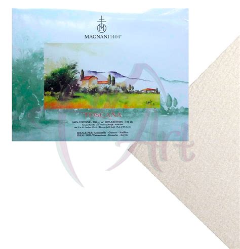 Бумага для акварели TOSCANA Magnani 100% хлопок/rough/300гр./20л.