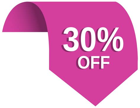 30%OFF Label PNG Clip-Art Image | Gallery Yopriceville - High-Quality ...