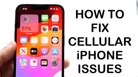 How To FIX IPhone Cellular Issue Error 2024 YouTube