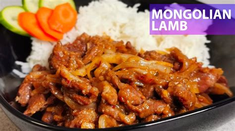 Mongolian Lamb Recipe Quick Easy Food Treasure Youtube