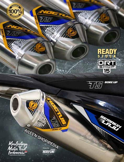 Terlaris Knalpot Muffler Norifumi Noctus T Crf L Klx Bf Se