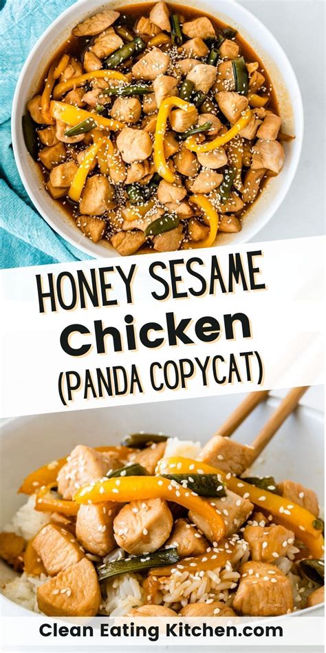 This Honey Sesame Chicken Is A Healthy Copycat Recipe Of A Panda Express Favorite Make This