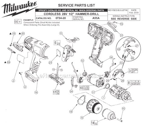 Milwaukee Hammer Drill Wiring Diagram - Wiring Diagram