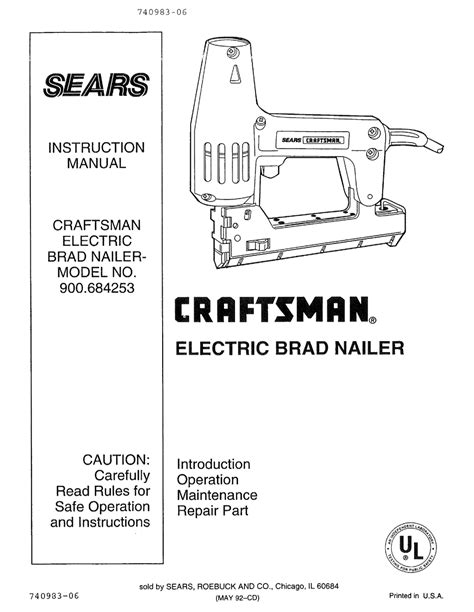 Craftsman Manual Staple Gun At James Depew Blog