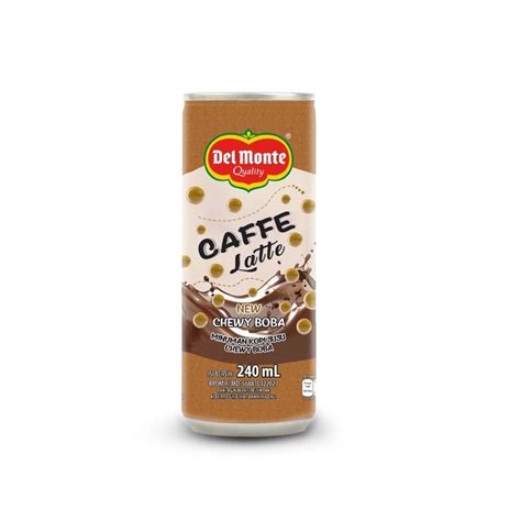 Jual Del Monte Caffe Latte New Chewy Boba Ml Shopee Indonesia