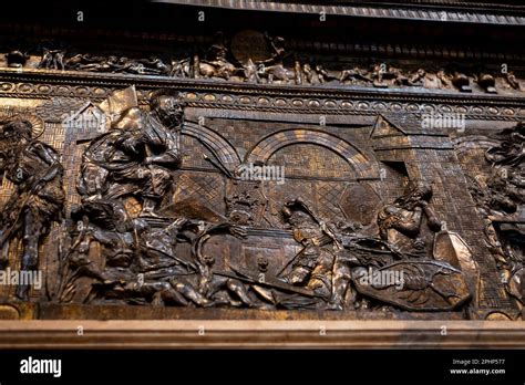 The Resurrection Pulpit Begun By Donatello One Of His Last Works In