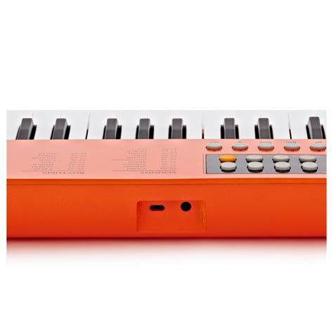 VISIONKEY 1 Tragbares Mini Keyboard Mit 37 Tasten Orange Gear4music