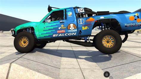 Beamng Drive Lks Prerunner Suspension Test Youtube