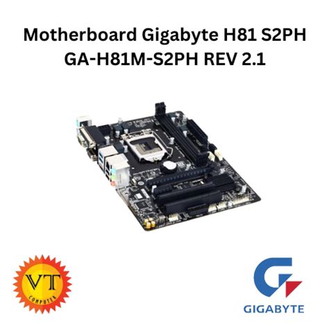 jual motherboard gigabyte  sph ga hm sph rev  shopee indonesia