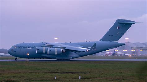 Qatar Emiri Air Force C17 A7 Mam Arriving From Al Udeid Ai Flickr