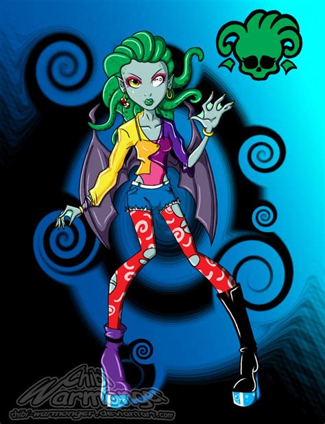 Monster High Oc Cathilu Redesign By Chibi Warmonger On Deviantart