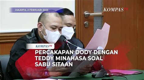 Isi Percakapan Whatsapp Teddy Minahasa Dan Dody Prawiranegara Soal Jual