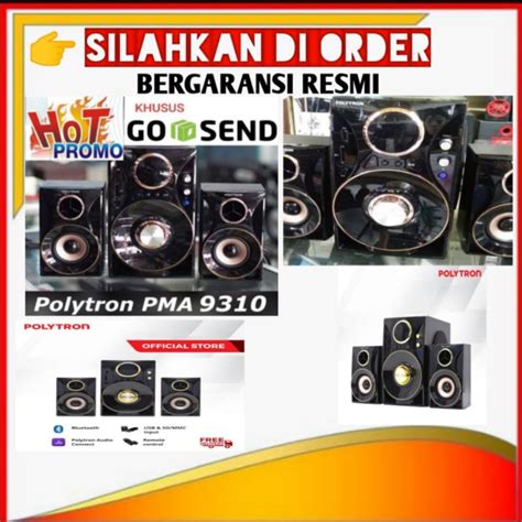 Jual Speaker Multimedia Polytron Pma 9310 Bluetooth Usb New Shopee