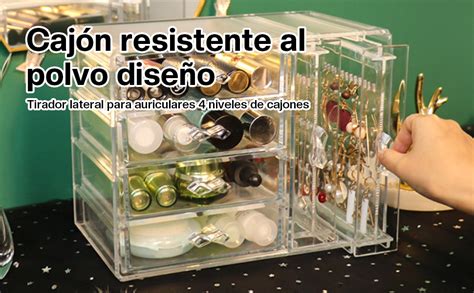 Organizador de Collares Soporte de AcríLico para Collares Caja de