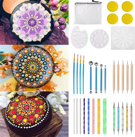 Mandala Punktwerkzeug F R Steine St Cke Mandala Dotting Set Mandala