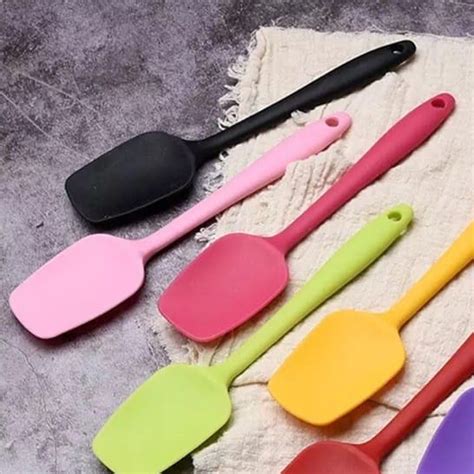 Jual Sendok Spatula Cm Sekop Kue Bahan Silikon Sendok Pengaduk