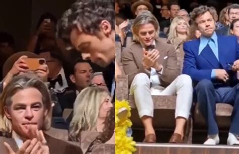 Video Aseguran Que Harry Styles Le Escupió A Chris Pine En El Festival De Cine En Venecia