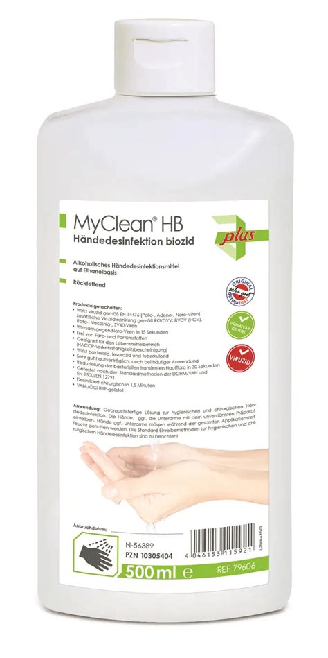 Maimed Hand Desinfektionsmittel MyClean HB Biozid 500 Ml Kaufen