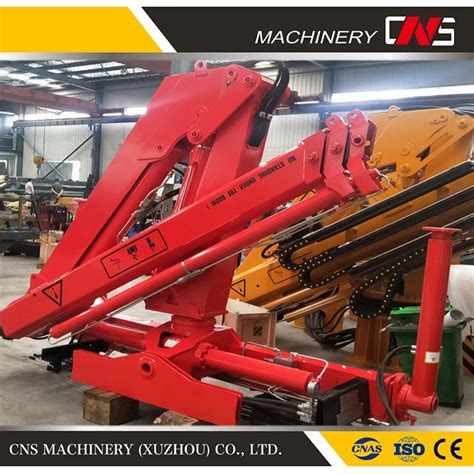 Ce Certificate Hydraulic Knuckle Boom Mini Truck Mounted Crane Ton