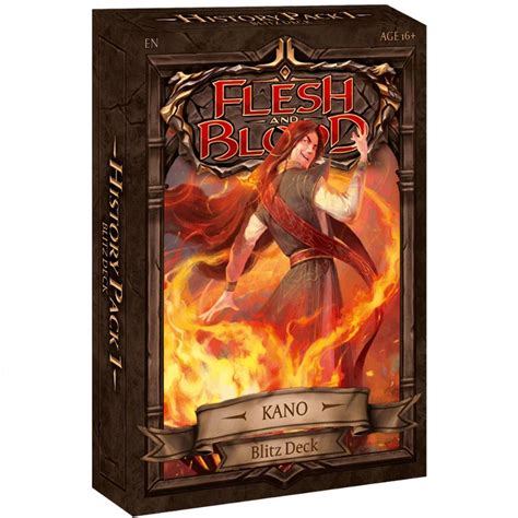 Flesh And Blood TCG History Pack 1 Blitz Deck Kano Krit Ro