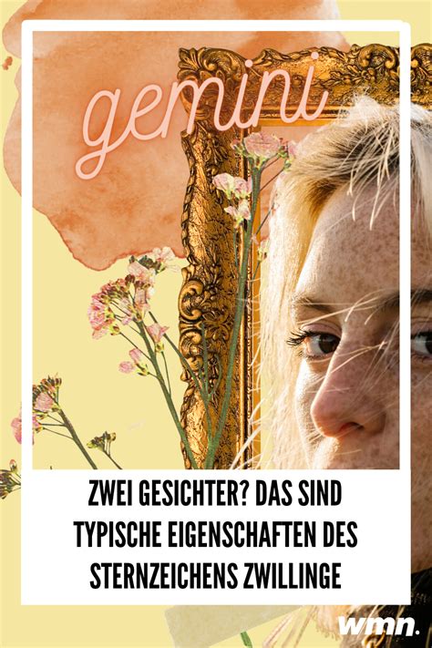 Zwei Gesichter Das Sind Typische Eigenschaften Des Sternzeichens Zwillinge