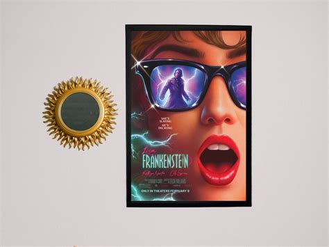 Lisa Frankenstein Movie Poster Movie Series Print Dorm Room Wall Decor