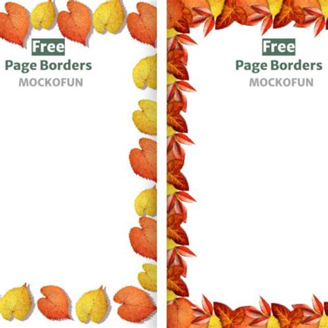 Printable Page Borders MockoFUN