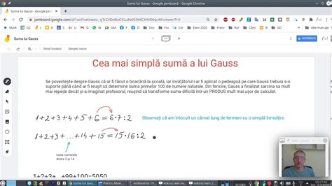 Suma Lui Gauss Generală Youtube