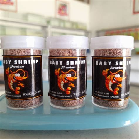 Jual Baby Shrimp Bayi Udang Murni Tanpa Campuran Untuk Pakan Instan