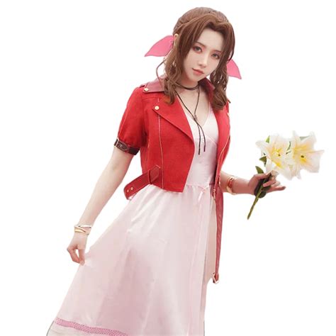 Final Fantasy Vii Remake Ff7 Aerith Gainsborough Cosplay Costume Luxecosplay