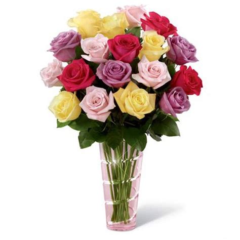 Mixed Rose Arrangements Bouquet T Basket Jamaica Delivery