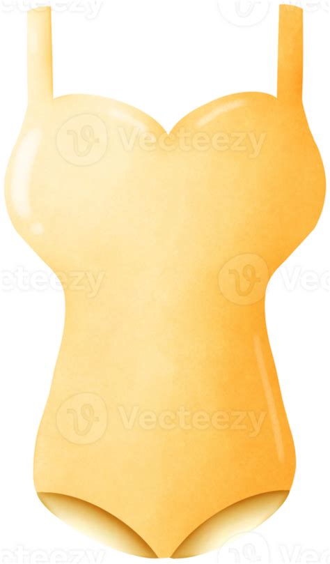 Yellow One Piece Swimsuit 33890892 Png