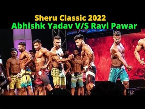 Abhishk Yadav V S Ravi Pawar Men S Physique Fight Pre Judging Sheru