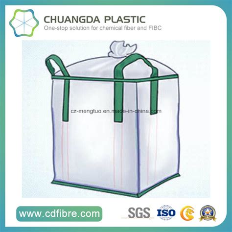 Circular U Panel Fibc Bulk Bag With Filling Spout And Duffle China