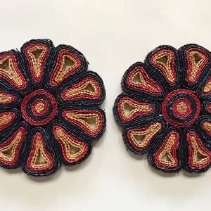 Decorative Straw Trivet Hot Pads Kitchen Kitsch S Retro Etsy Canada