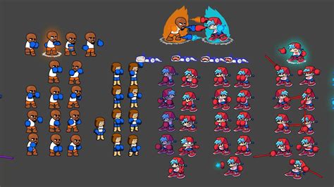 Fnf Matt Vs Bf Sprite Sheets Whitty Full Series Snowball Fight