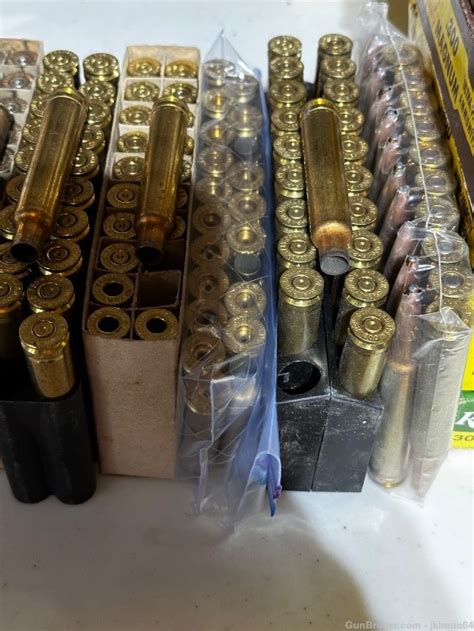 234 Pieces Of 300 Weatherby Magnum Fired Brass Cases And Ammo Handloads Reloading Brass At